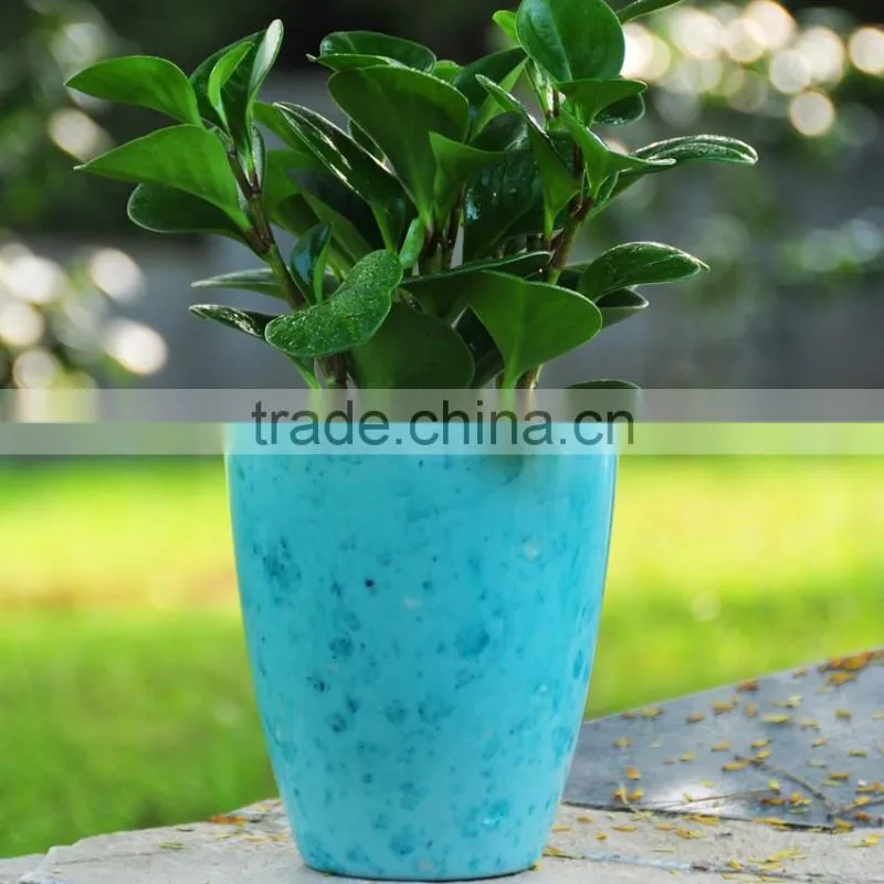 Garden supplies attractive colorful plastic wholesale flower pots