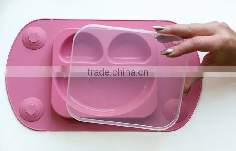Silicone Mini kids placemat for Highchair and Travel Feeding