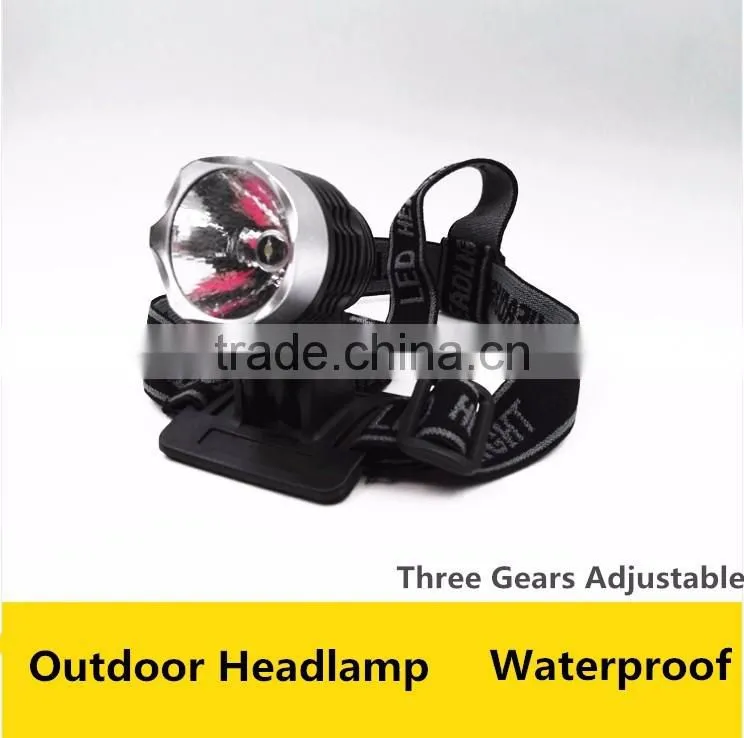 Multi-functional Waterproof High Bright LED Headlamp, Rechargeable Outdoor Cycling Camping Headlight For Sale
