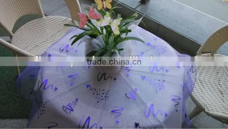 Organza Table Cloth For Hotel Table