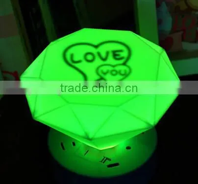 Supply creative fashionDiamond LED small Night light / lamp --Happy birthday