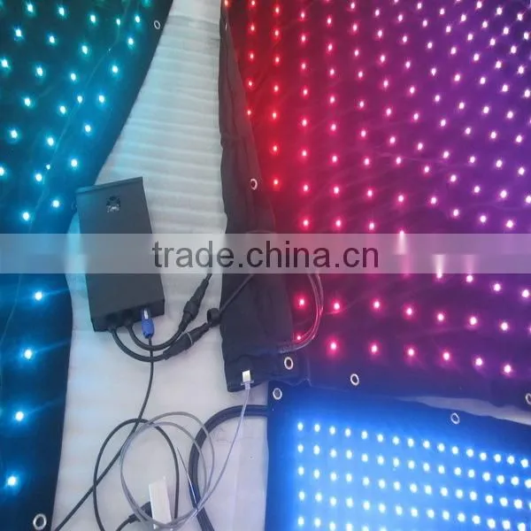 Flexible indoor led curtain xxx china sexy led video wall display p10 p16