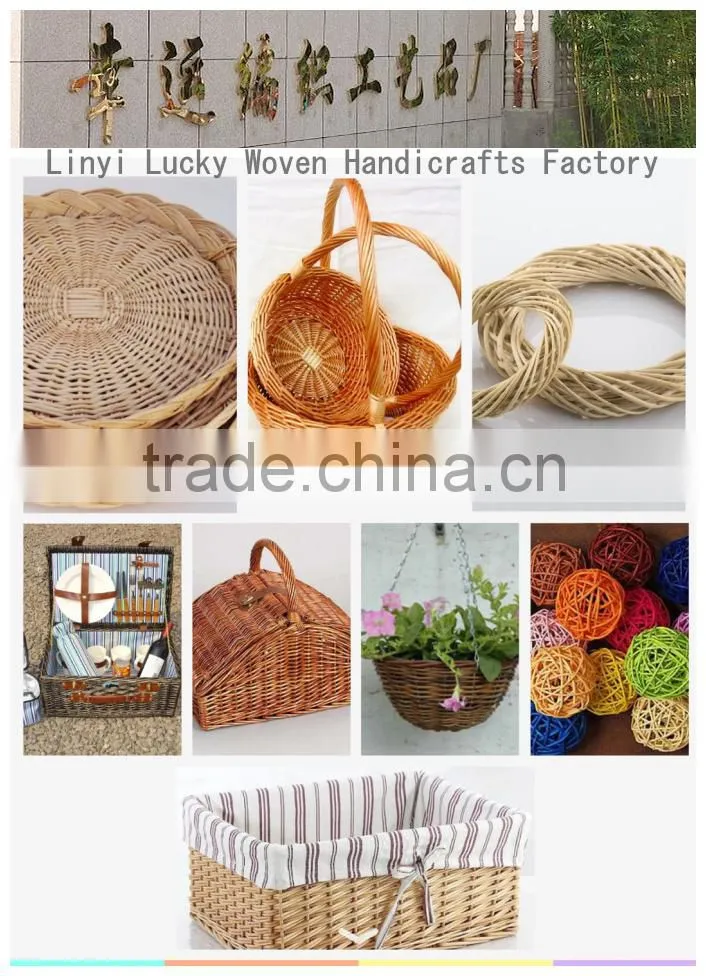 garden basket wicker garden tools basket