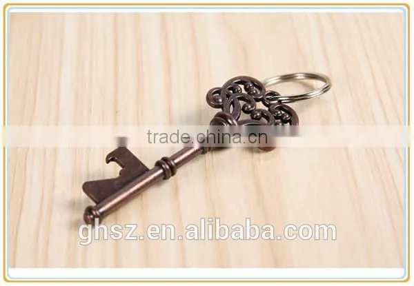Custom creative promotional items vintage metal key bottle opener manufacturer