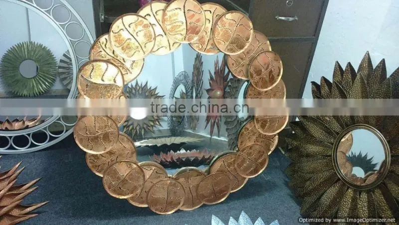 unique designing rectangle wall fancy mirror