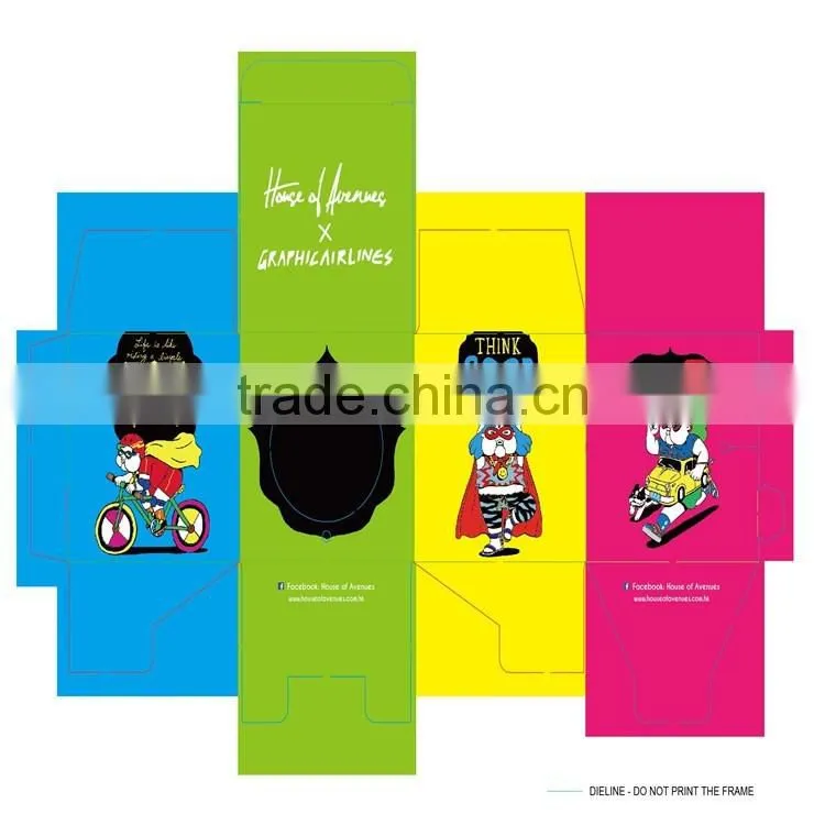 New design Custom full logo printing foldable cardboard mini speaker for promotion gift