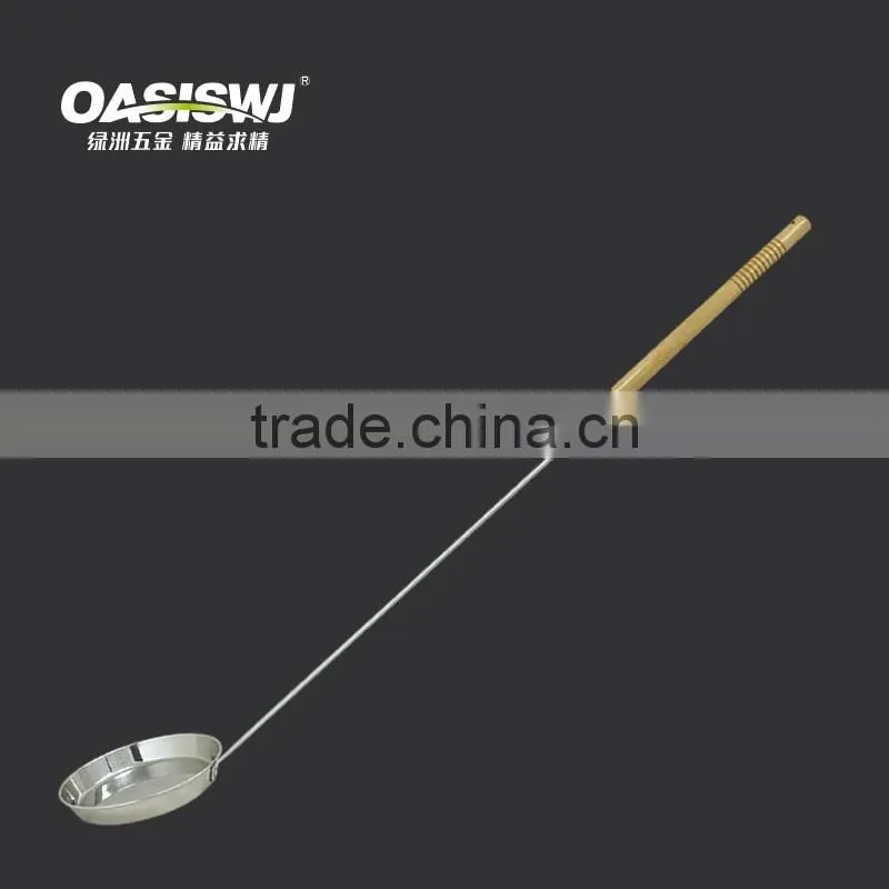 large BBQ Safety Fork with wood handle