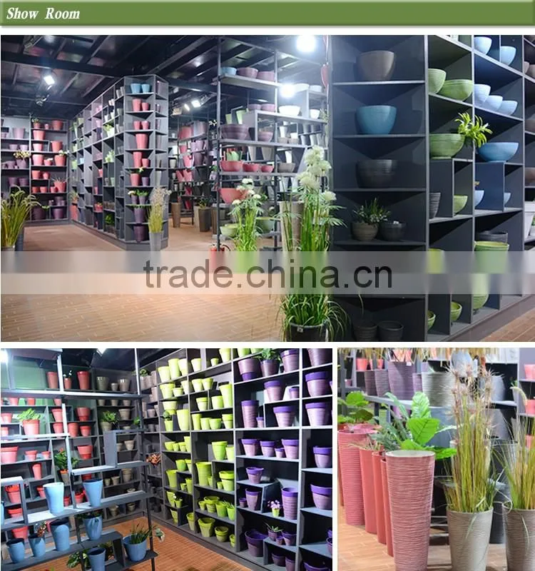 Round SPW Attached Flower Pot Saucer For Decoration