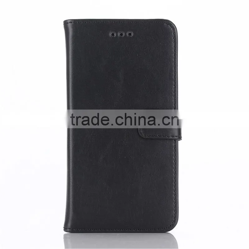 High quality crazy-horse PU card bumper/pocket cell phone case for Motorola