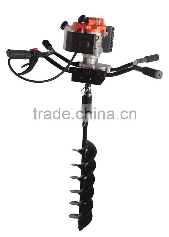 82cc 3200w Hand-Held Manual Fence Post Hole Digger Portable Hand Ground Earth Auger Drill