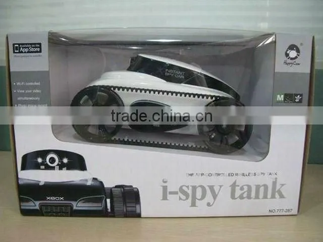2013 new hot toys New Design WiFi Car Tank Iphone ,Ipad,Ipod Control Tank With Camera Wifi Remote Controlled Toy Car