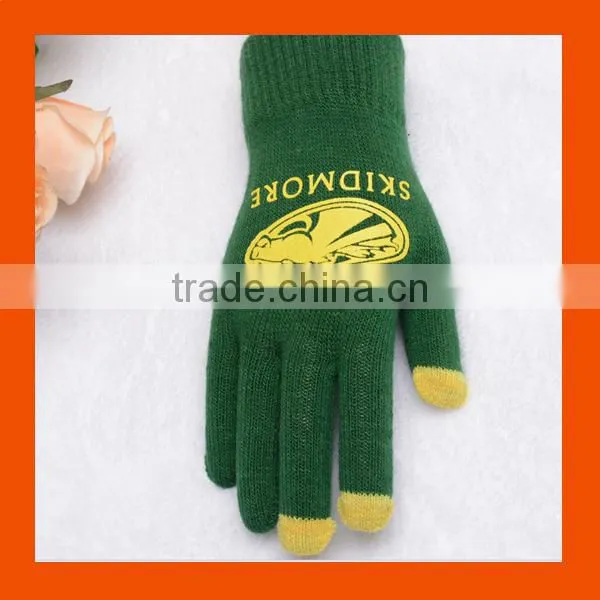 iPad Screen Touch Smart Gloves With Rubber Logo
