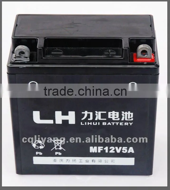 Electric Scooter/Motorcycle Battery YB6L-B high performance dry-charged storage battery