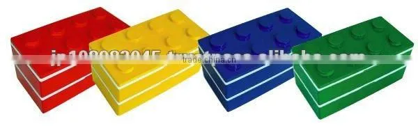 Japanese Food container Children's lunch LEGO type bento