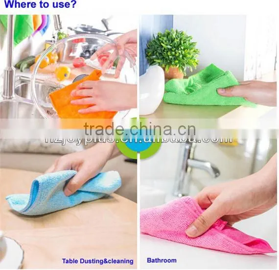 Gift packaging microfiber cleaning cloth set