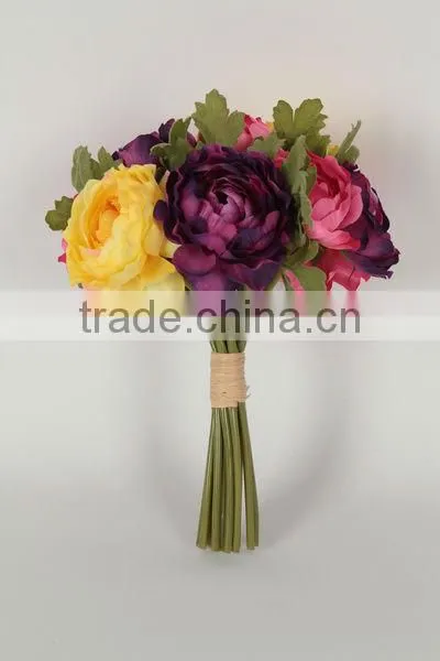 27914S small ranunculus bouquet wedding favors decoration