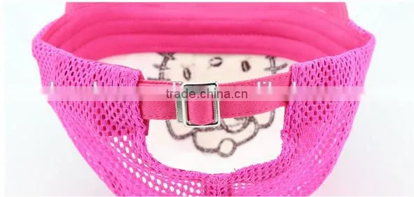 custom lovely hello kitty with embroidery baseball cap