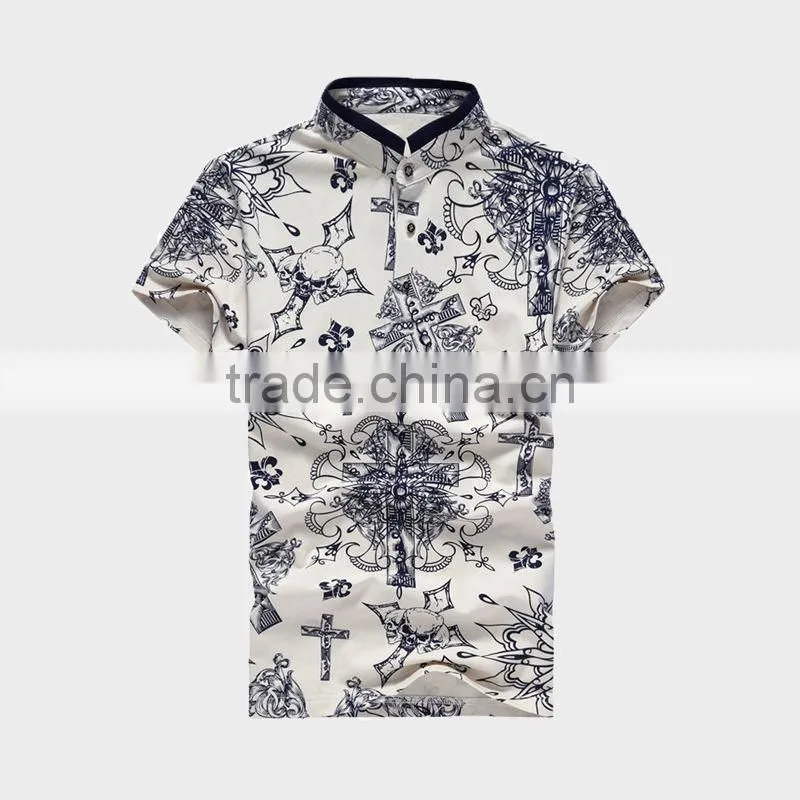 Men's Bulk Polo Shirt With All Over Print