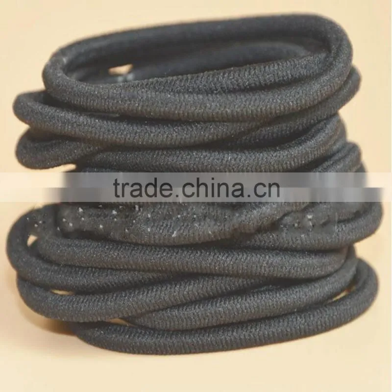 Black Ponytail Ring Elastic Hair Bands