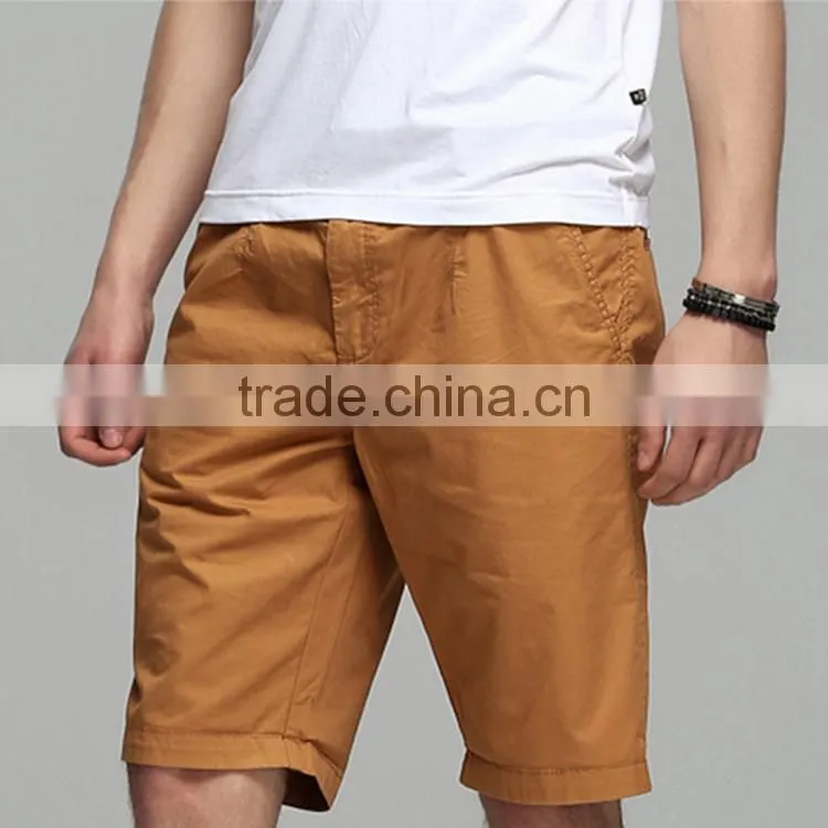 OEM hot sale summer new style men's plain casual short pants P-17