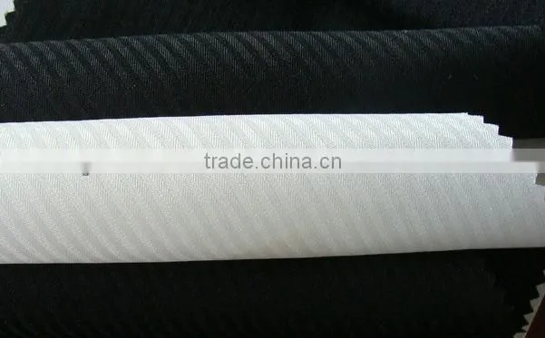 T/C FABRIC POLYESTER/COTTON 65/35%,GREIGE IN TWILL,HERRINGBONE WEAVE,B/WHITE,DYED