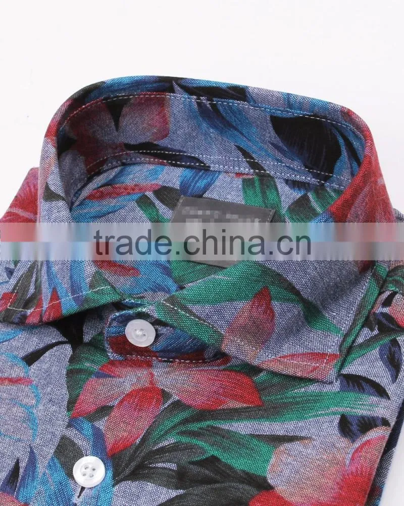 New coming floral shirt for men dress shirts latest deisgn