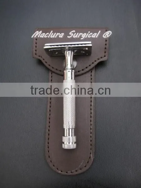 BARBER SHAVING RAZOR WITH BONE HANDLE MSB#711