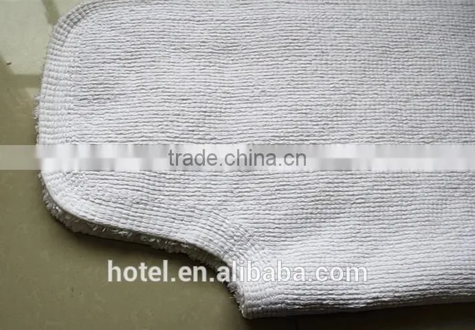 100% Cotton Hand Tufted Shaggy Hotel Closestool Rug