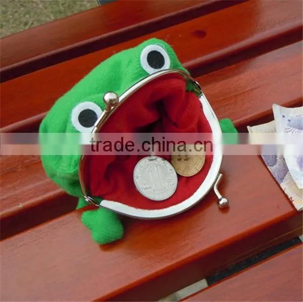Hot Anime Naruto Plush frog wallet Naruto cosplay wallet Plush purse wholesale
