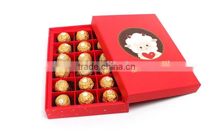 Dubaa High Quality Customized Chocolate Box/Chocolate Packaging Box/Chocolate Packaging