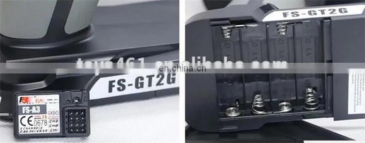 Flysky FS-GT2G FS GT2G 2.4G 2CH Gun RC System Transmitter Controller With Receiver Flysky