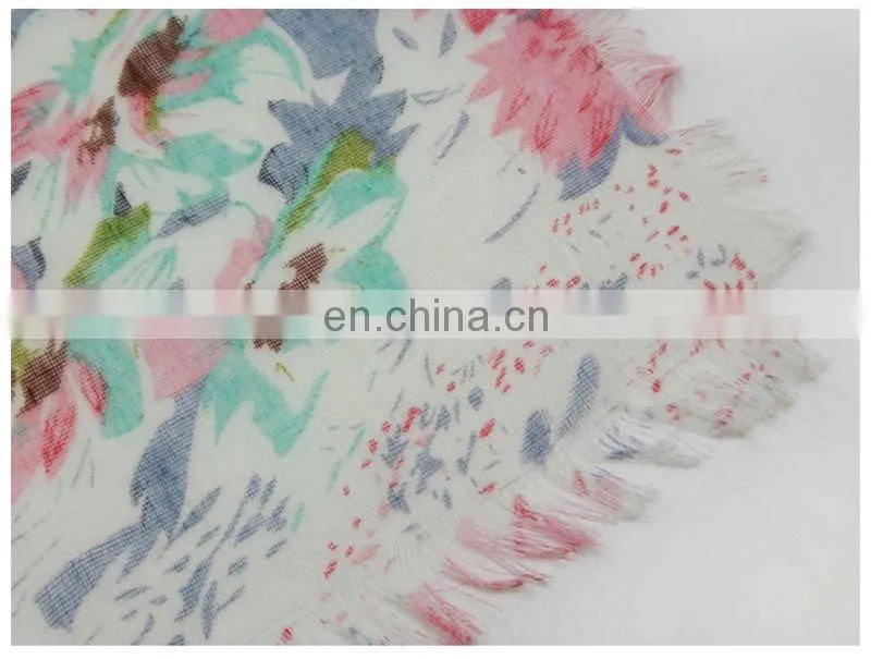 flower print scarves for fall 2012