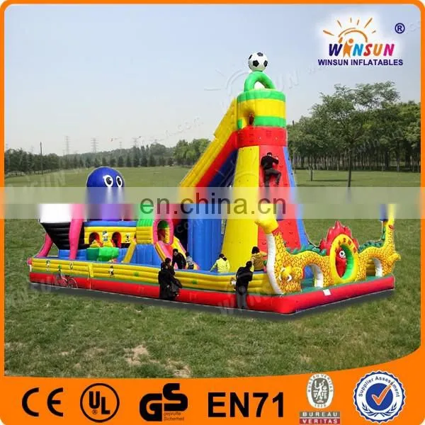 2017 latest inflatable amusement park,inflatable indoor playground,inflatable fun city
