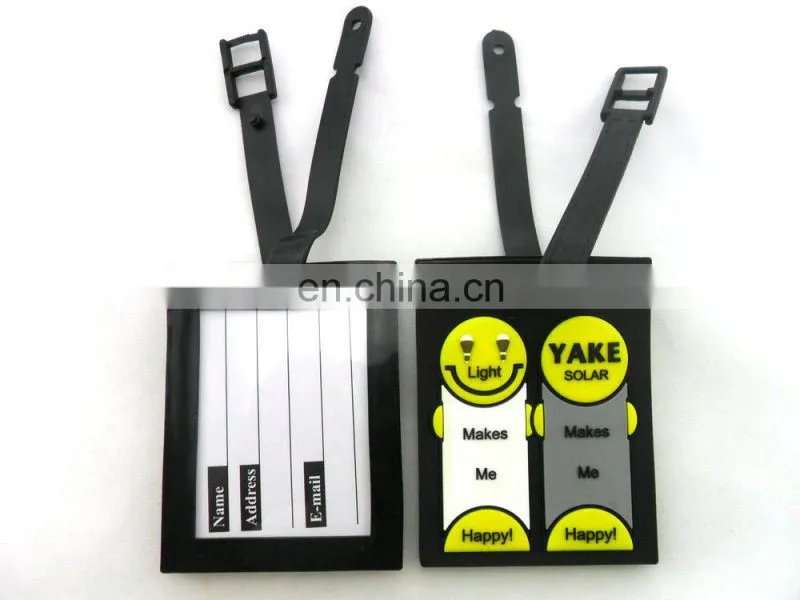 oem embossed id card luggage tag