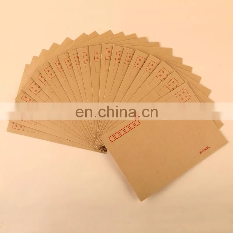 wholesale custom printing brown kraft paper envelope