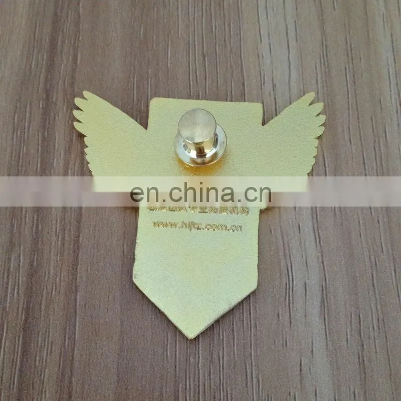 Craft custom gold plated eagle lapel pin