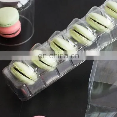 2015 clear pp macaron boxes