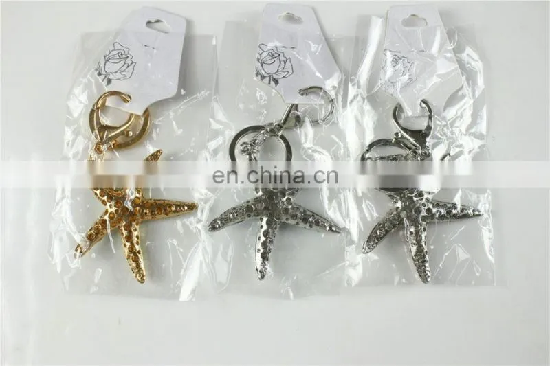 High Good Quality Gifts Metal Key Chain Star Creative Diamond Bag Accessories