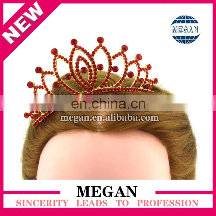 Siam rhinestone hair accessory crown wedding hair combs