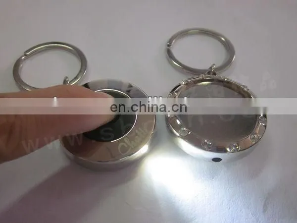 Unique mini keychain led flashlight led solar keychain flashlight