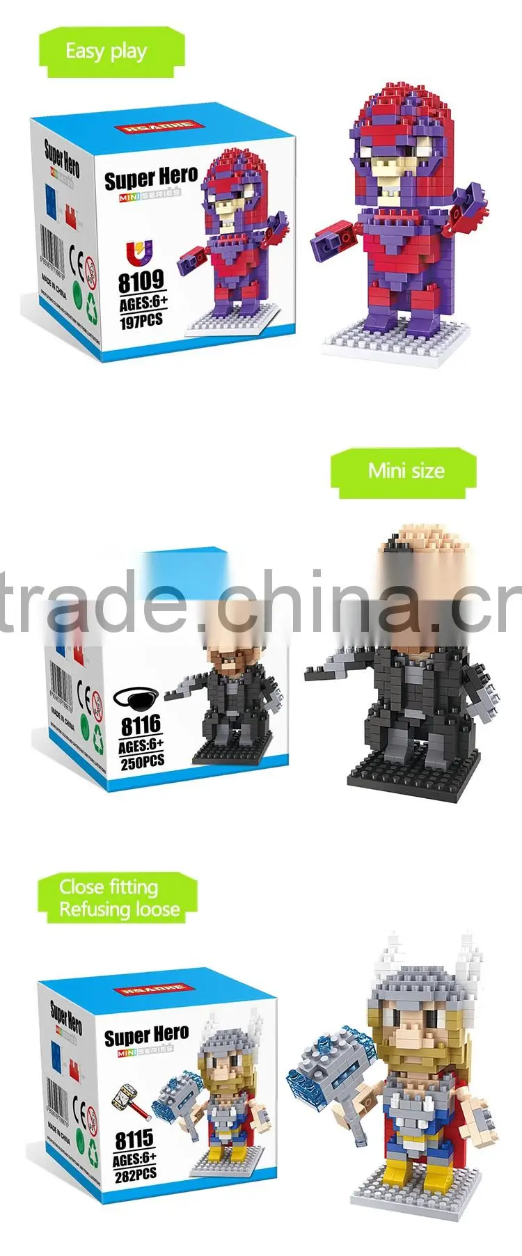 Hot selling mini bricks toy made in China