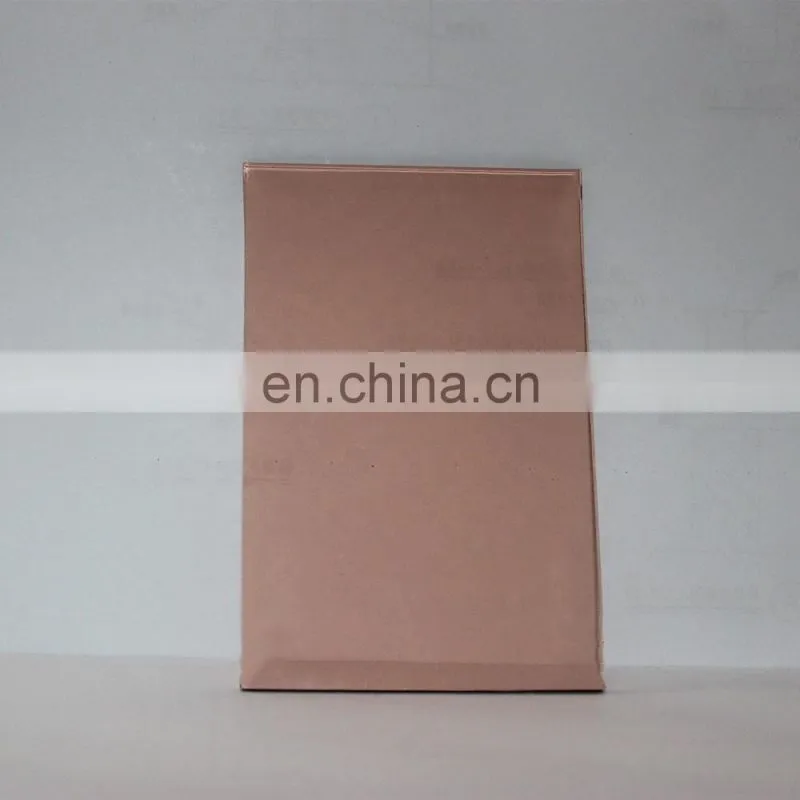 High quality Building 4mm 5mm 6mm to 10mm Pink float colored tinted Glass