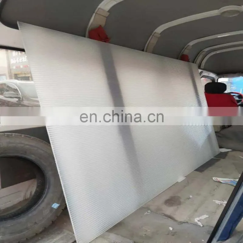 3.2mm solar ultra clear patterned glass tempered glass