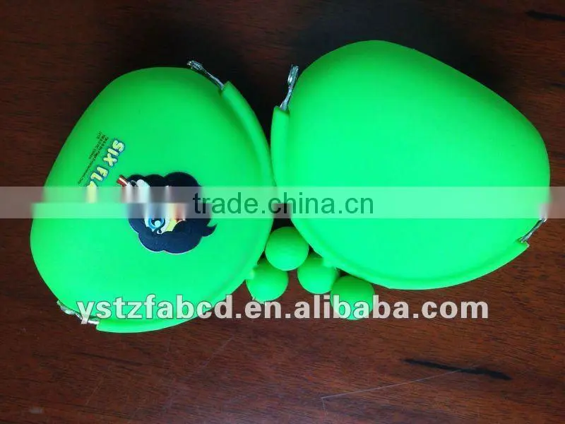 2016 Hottest sale Imprinting Silicone coin purse lady's wallet high quality coin purse from china