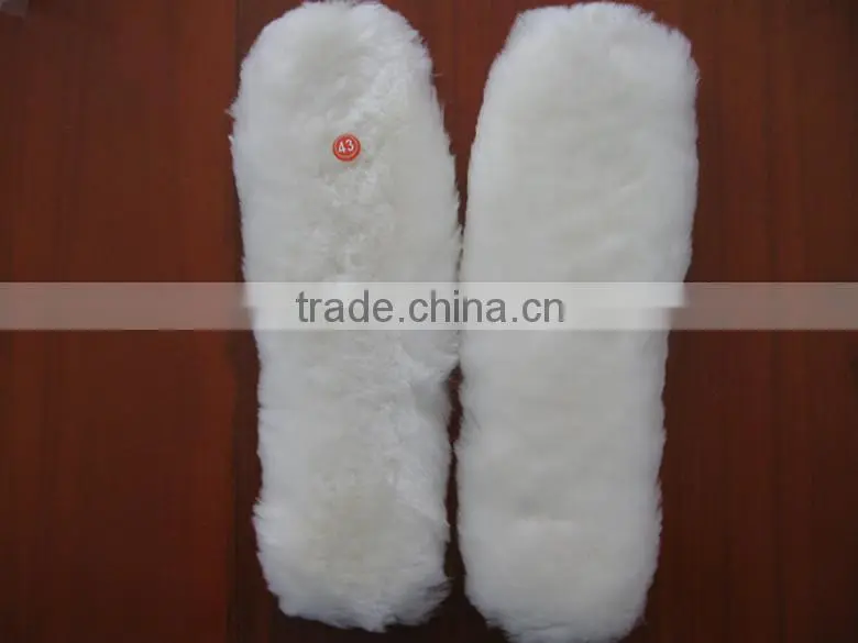 Winter sheepskin shoe insole / healthy, warmly