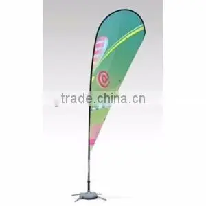 knitting polyester beach flag swooper feather flag flying banner knife banner