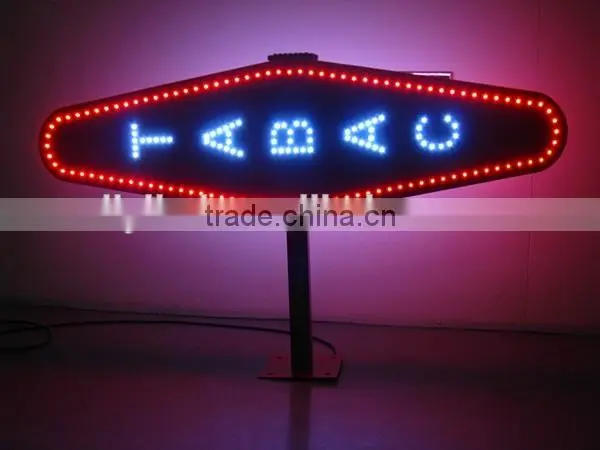Outdoor led tobacco sign 35w two sides stainless steel cigarette display remote control