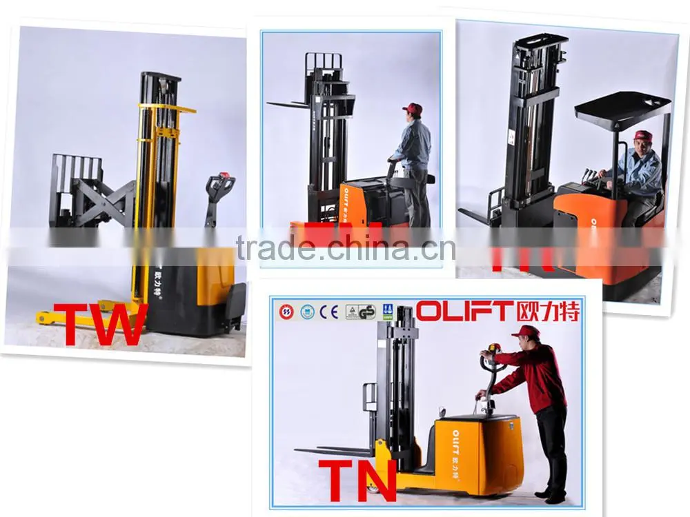 American Curtis motor 1.5 ton capacity smart full electric pallet truck(with CE)