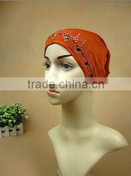 A416 Newest colorful crystal/sequin 70*60cm 2pcs HIJAB