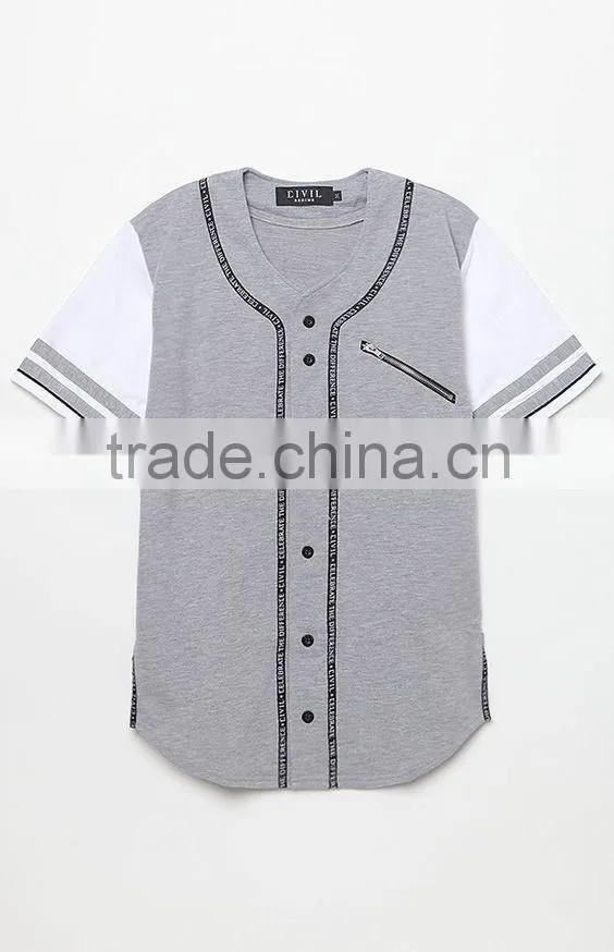 100% Cotton Plain Baseball Jerseys,Custom Baseball Uniforms
